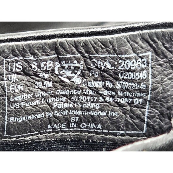 Ariat Leather Wedges Mules Slip On Womens 8.5 B Black Braided Leather Western - Picture 7 of 7